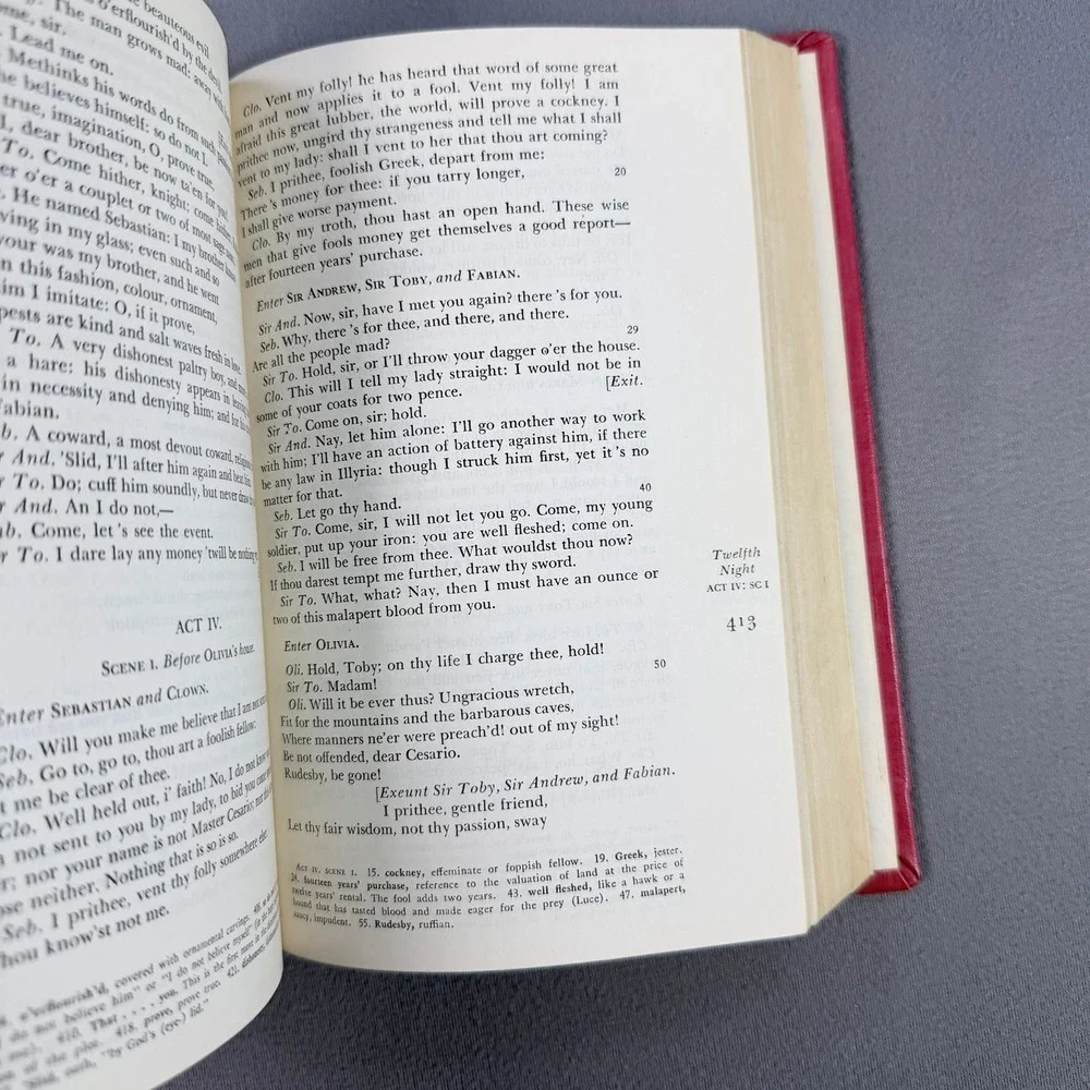 Hardin Craig An Introduction to Shakespeare Hardcover 1952 8 Plays Sonnets Drama